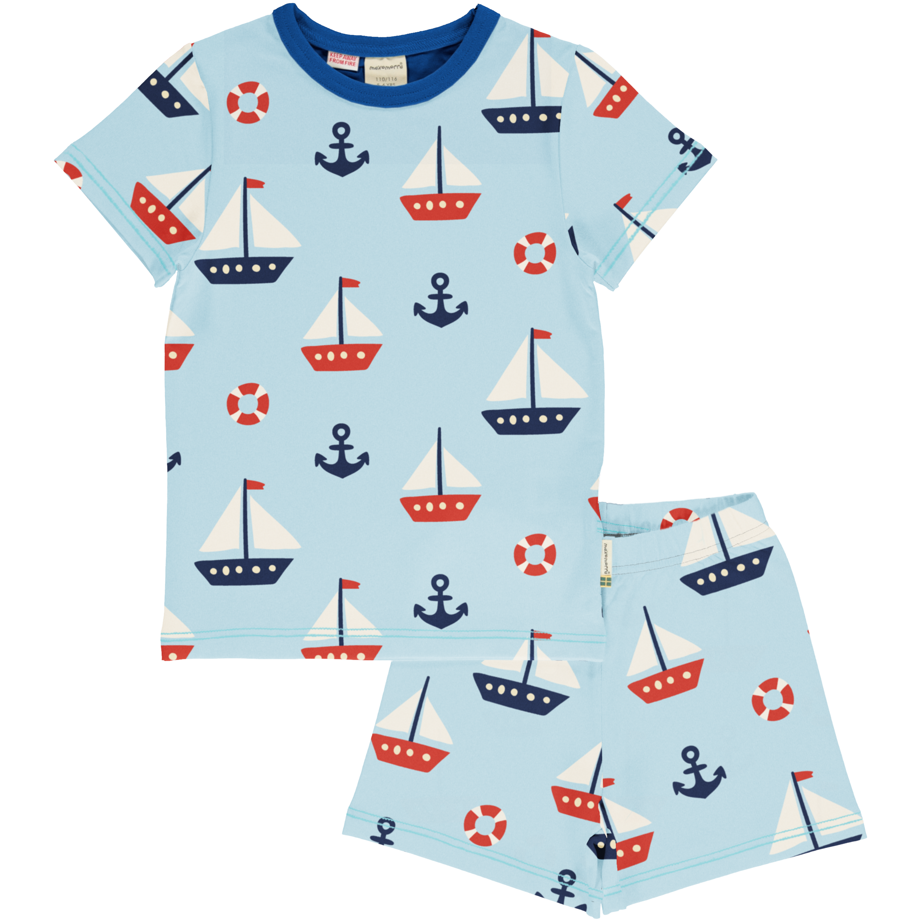 Pyjama Set SS SAILBOAT