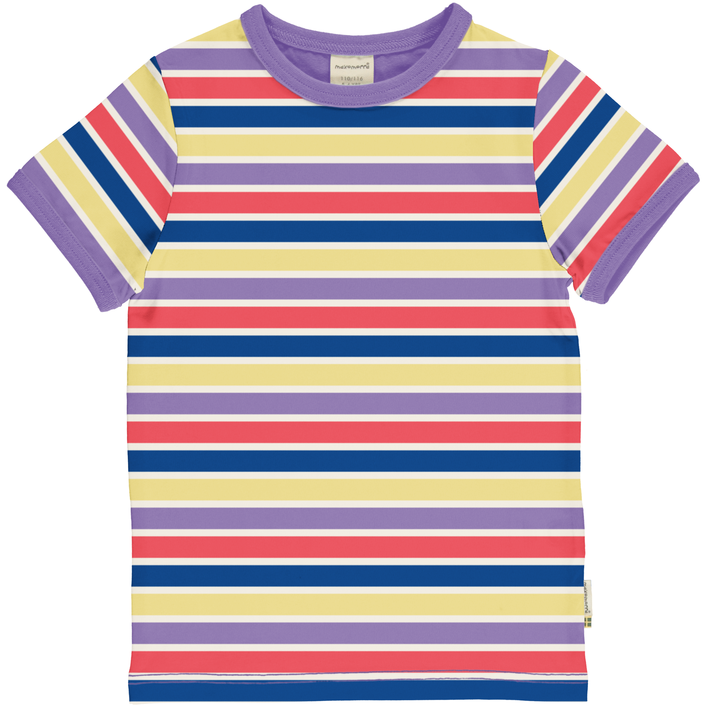 Top SS Stripes STRIPES MIX PURPLE