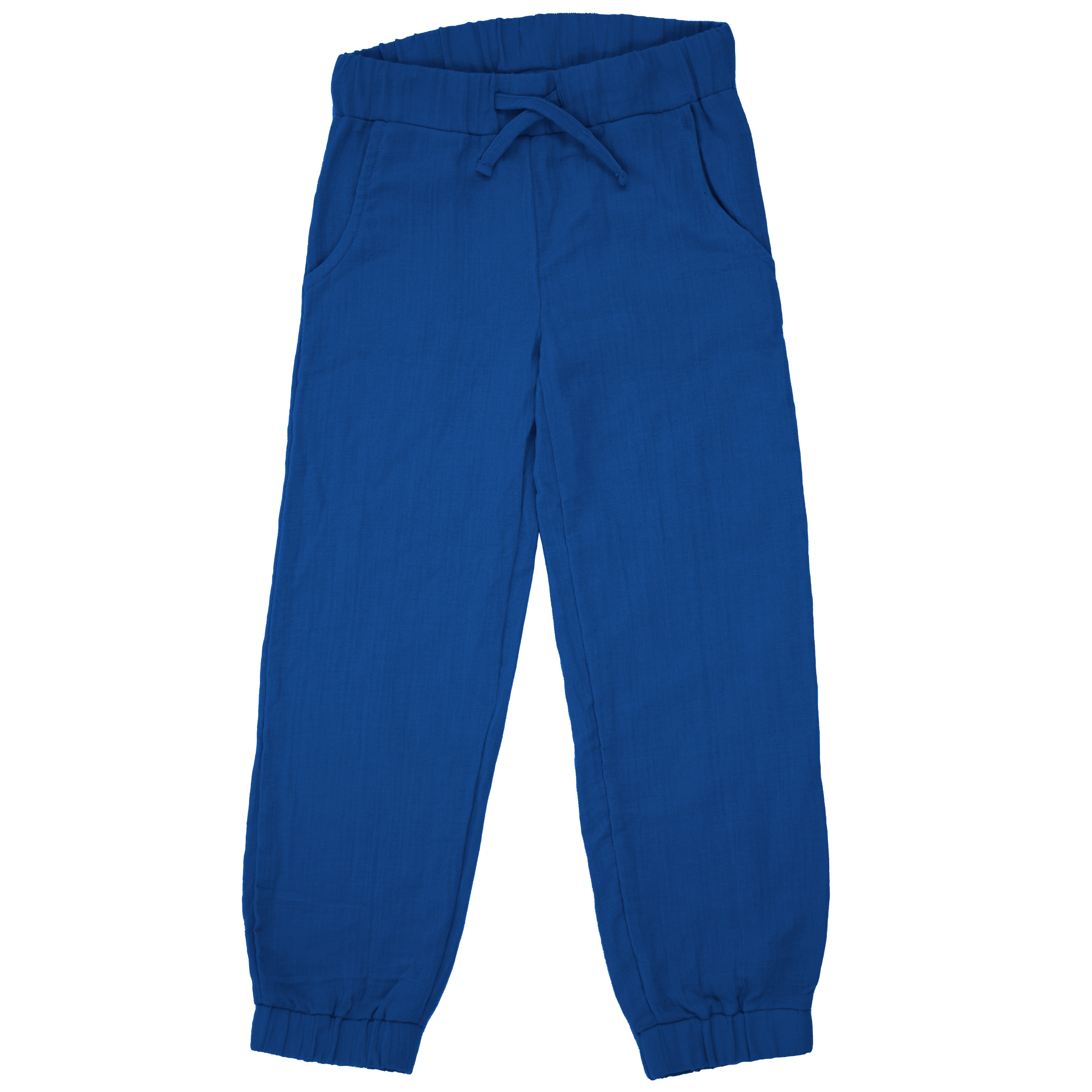 Pants Muslin Solid BLUE