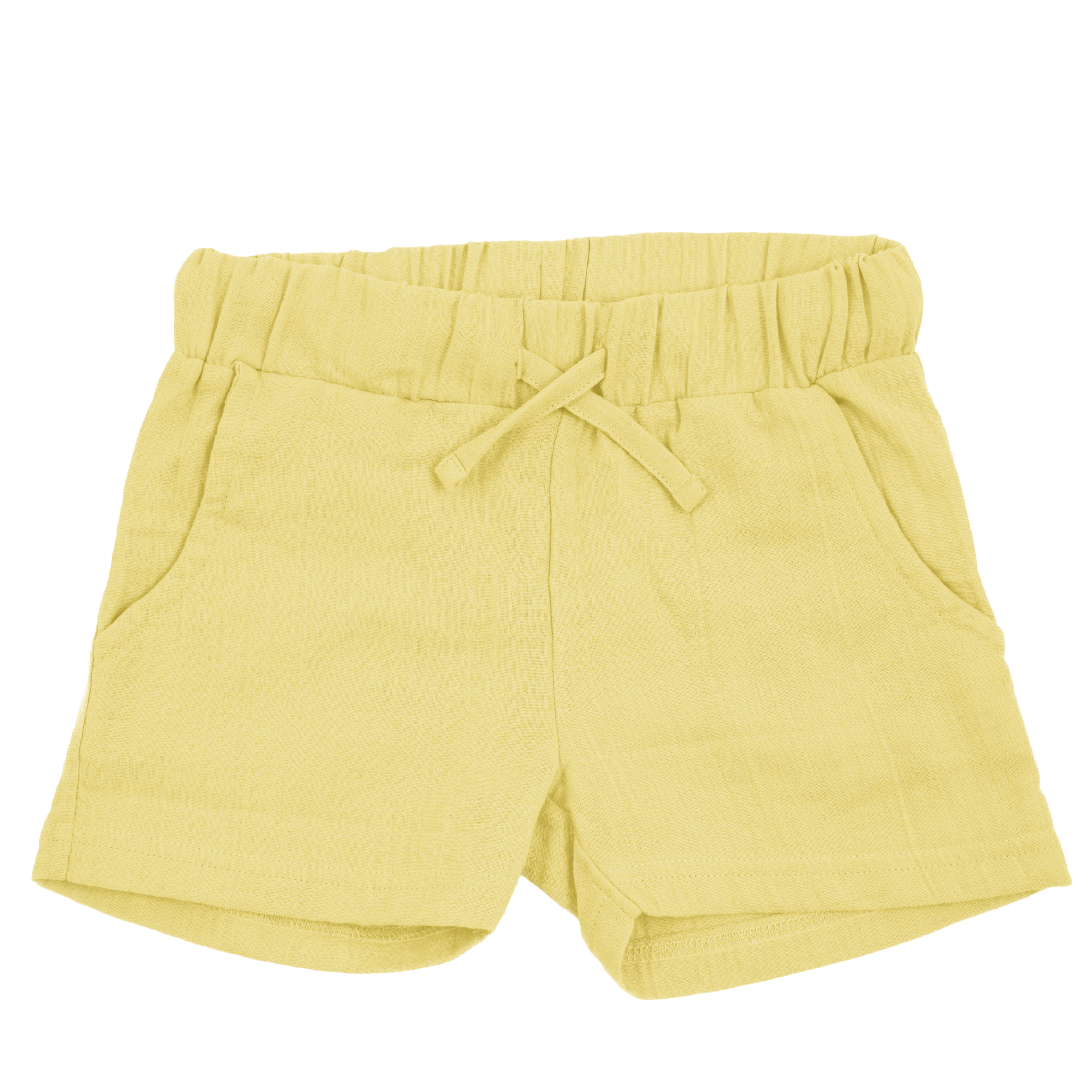 Shorts Muslin Solid YELLOW